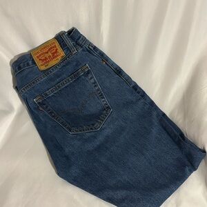 Levi's Men's Dark Blue Straight Jeans